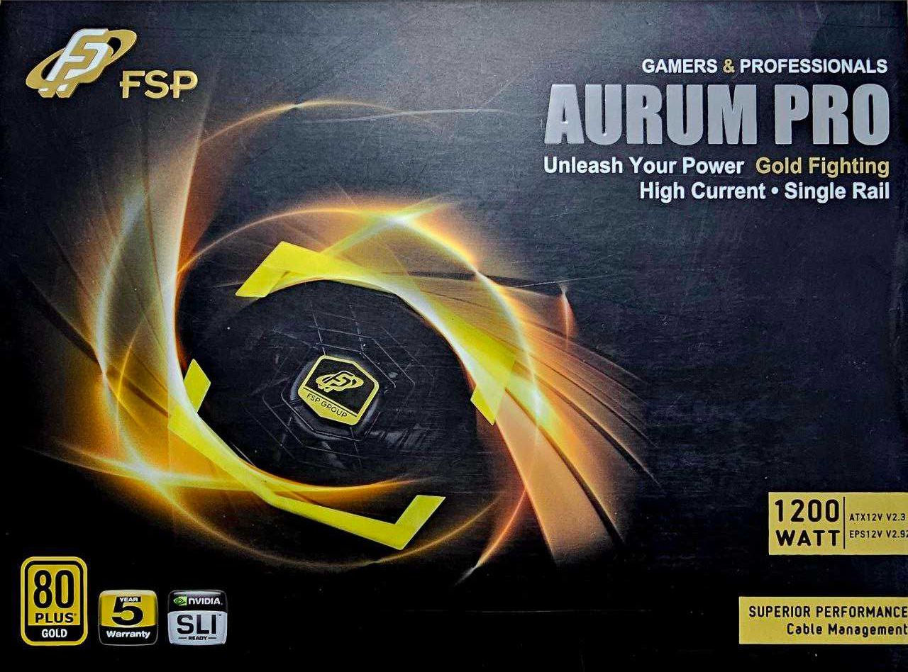 Супер мощно модулно захранване Fortron FSP Aurum PRO Gold+ Plus 1200 W