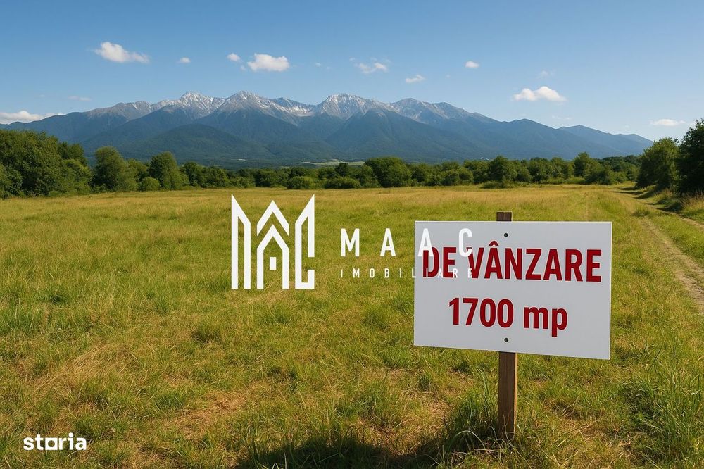 Teren 1.700 mp |  Vedere panoramică| Porumbacu de Jos