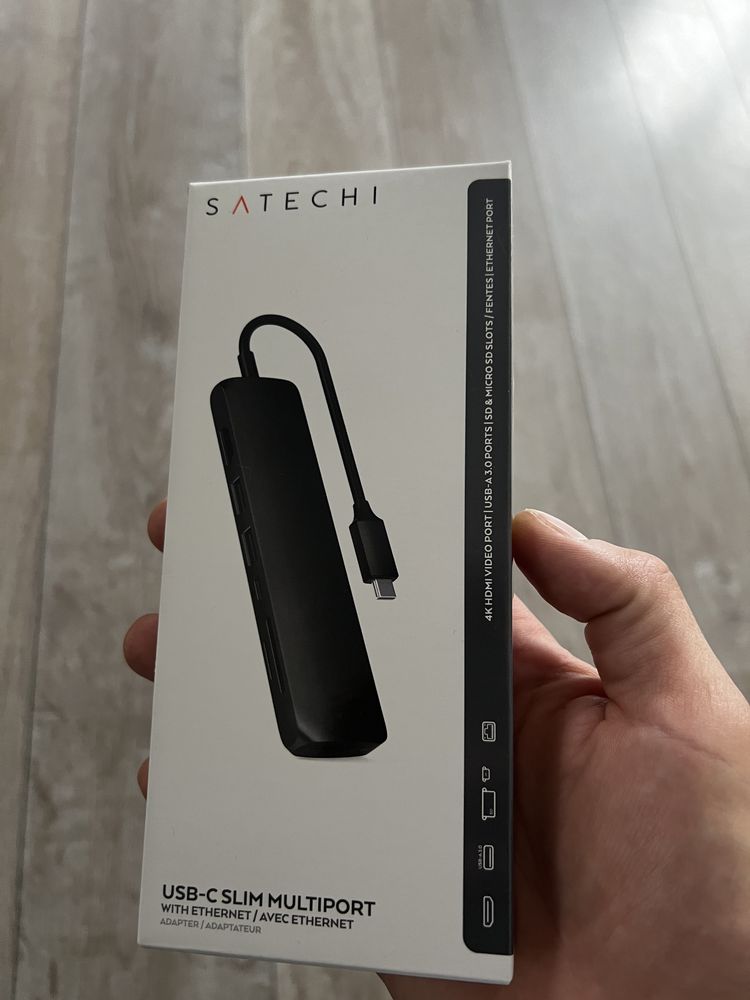 Adaptor satechu type c slim multiport