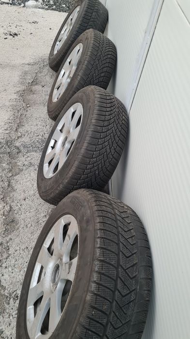 Vand jante aliaj originale MB S-klasse + anvelope de iarna 235.65 R17