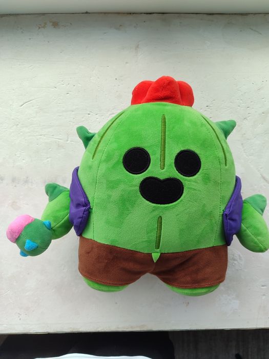 Мягкая игрушка Спайк из игры Brawl stars Оригинал в идеальном состояни