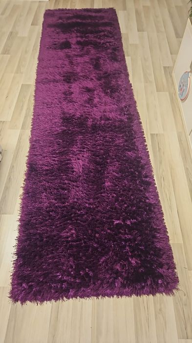 Vând set 3 covoare shaggy mov.