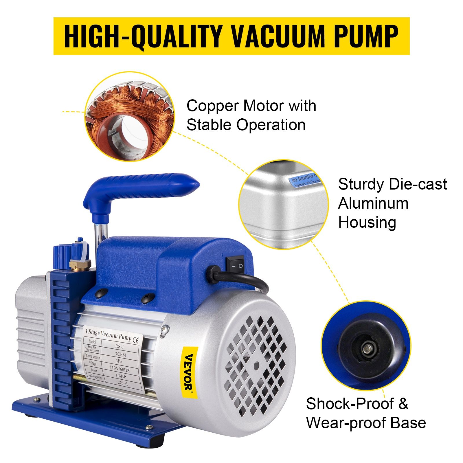 Vand pompa vacuum aer conditionat, vid.