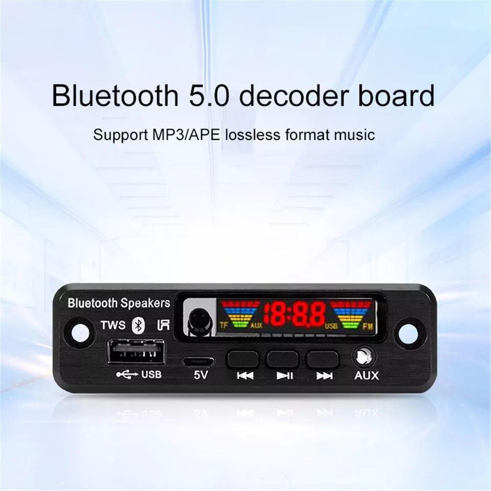 Mp3 player 3,7V/5V Bluetooth 5.0 модул за вграждане Kebidu USB/FM/AUX