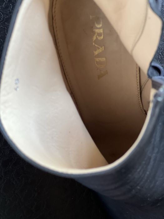 Ghete piele naturală Prada originale