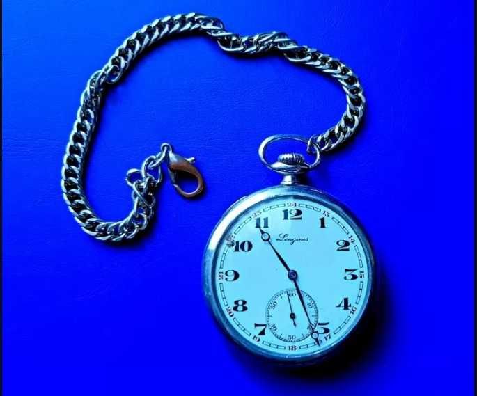 Ceas de buzunar Longines, 1905 - Ceas vechi de buzunar mecanic.