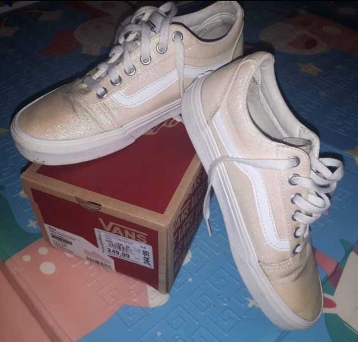 Tenisi Vans Glitter Rainbow, mărimea 36,5