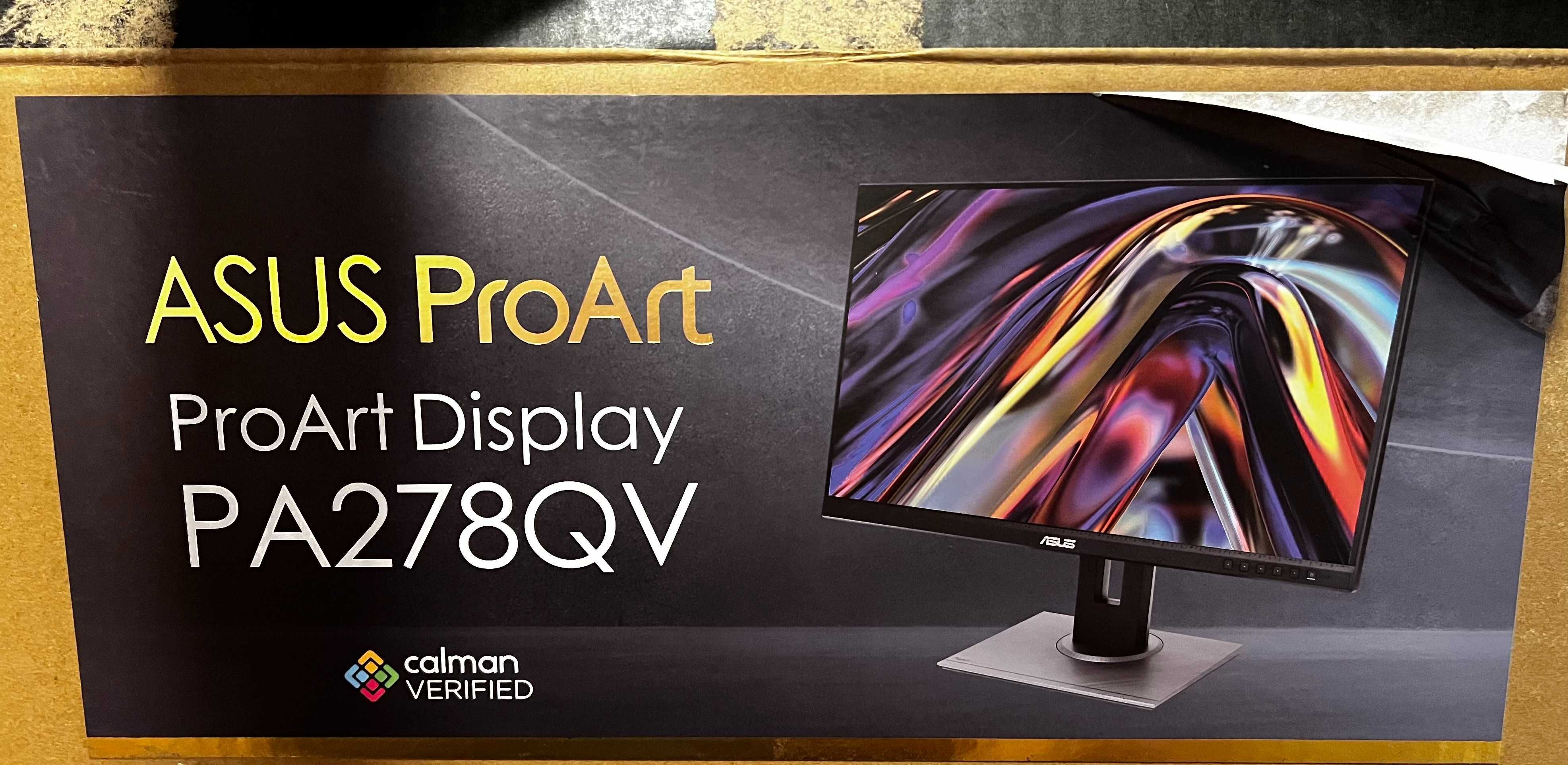 Monitor LED IPS ASUS ProArt 27", QHD, 100% sRGB, PA278QV