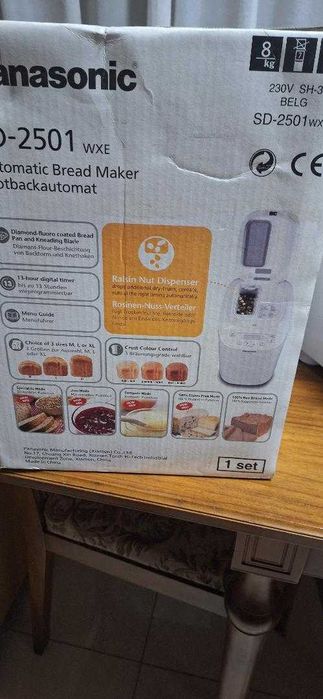 masina de paine Panasonic XL  aproape noua culoare alba pret 350 lei