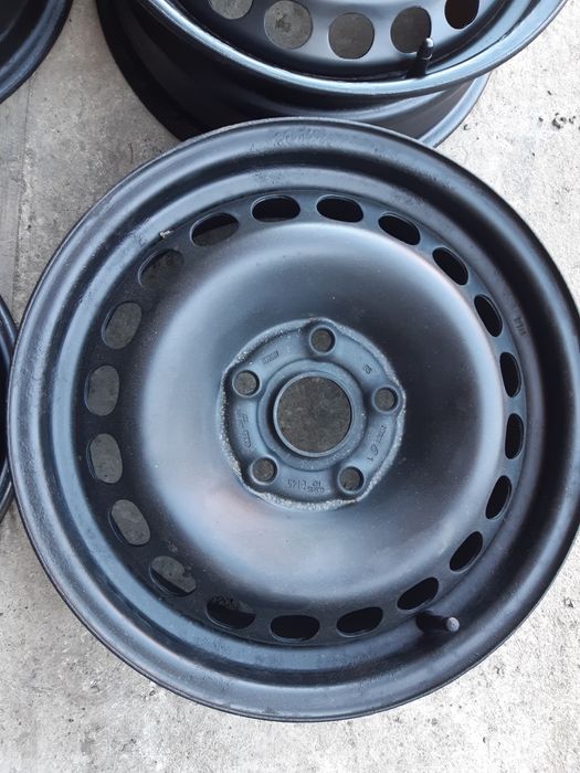 Set 4 x jante tabla vag R15 5x112 6J ET45 CB 57.1 passat b5 b5.5/golf5