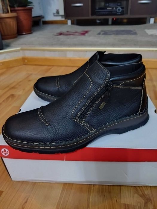 Ботинки Rieker (Германия),зима,кожа+овчина,оригинал,новые,р-р 44