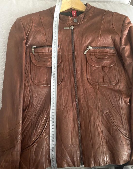 Дамско кожено яке H-I-S JEANS естествена кожа