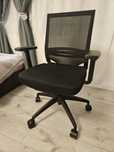 Scaun negru birou + perna ergonomica