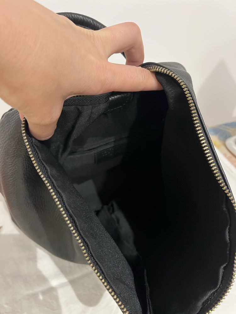 Rucsac piele negru