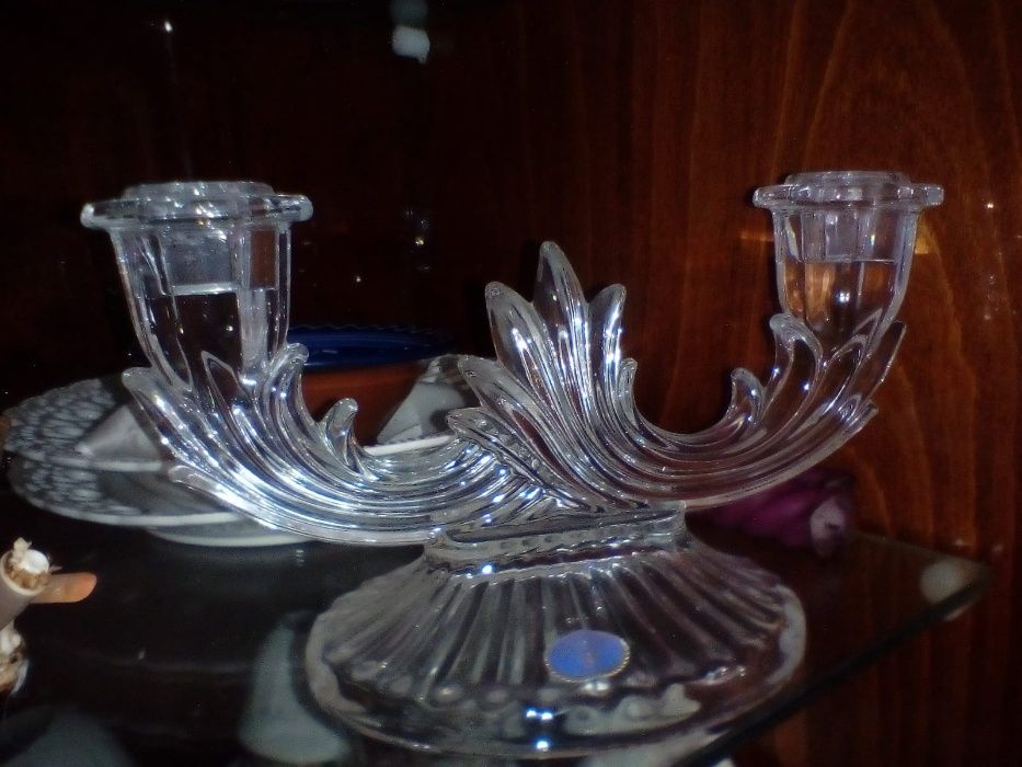 Sfesnic din Cristal Boemia, sticla murano cu grappa sigilata