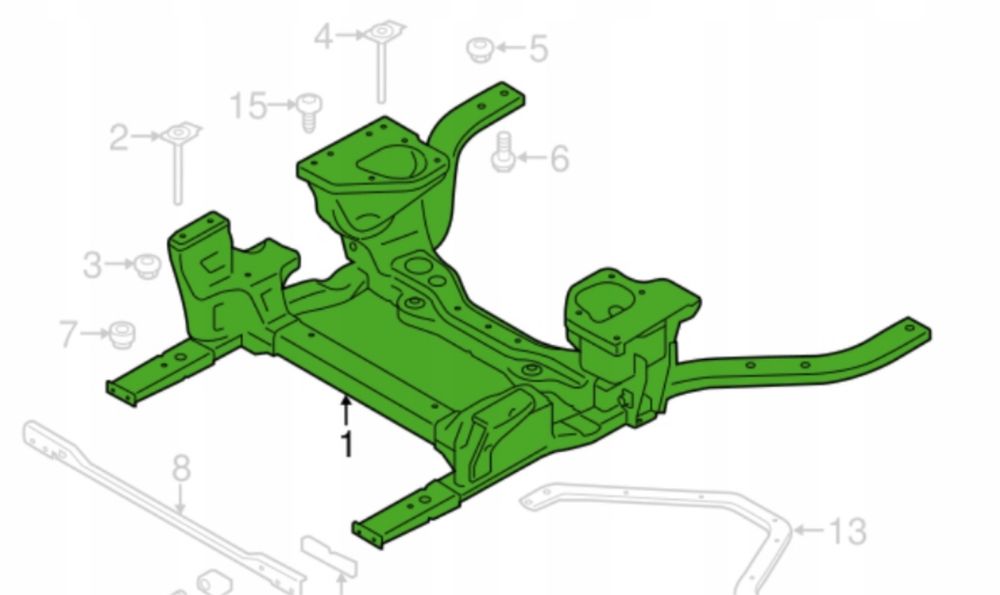 FORD MUSTANG  5.0 2.3 Преден мост