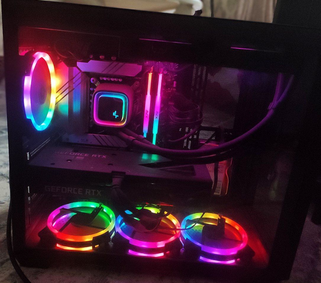 Kuchli Gaming / Montaj Kompyuter Sotiladi – i7 13700K + RTX 3070 Ti +