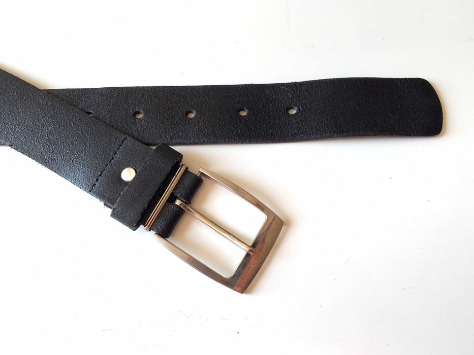 Curea din piele naturala neagra pt barbati