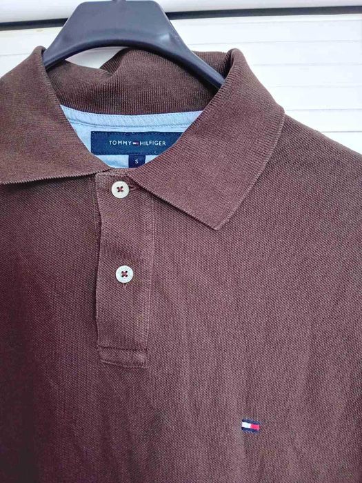 Оригинална фланелка с яка Tommy Hilfiger