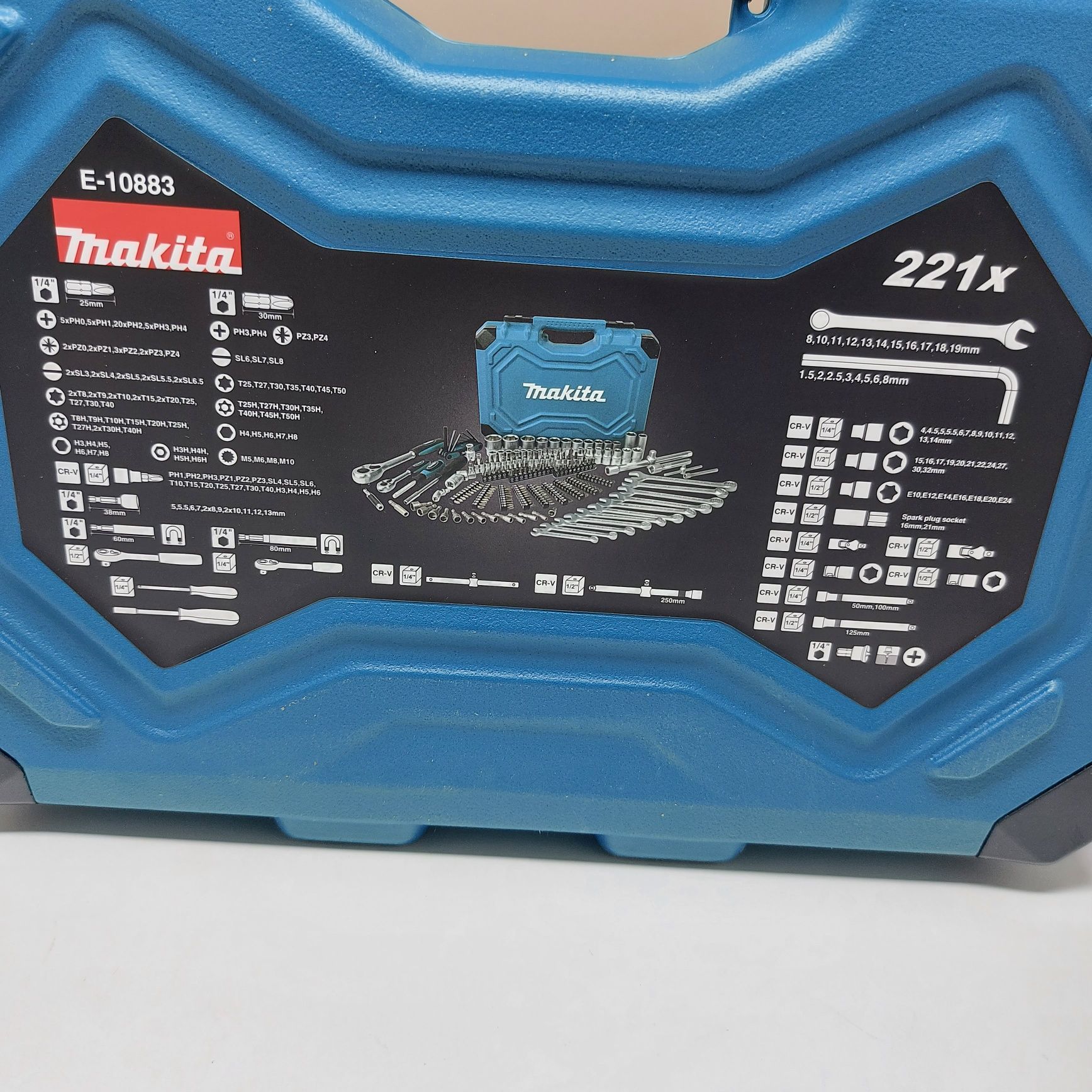 Комплект инструменти Makita E-10883  221 части