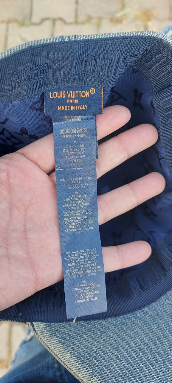 Louis Vuitton Carpenter Denim Cap