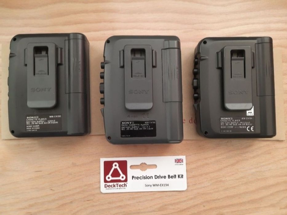 Walkman Minicasetofon Sony, 3 modele