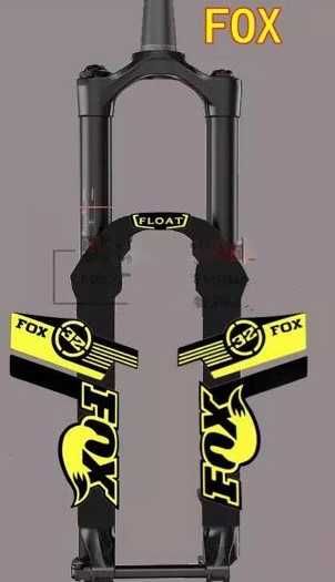 Set Sticker/Autocolant Fox pentru Bicicleta