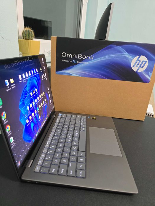 HP Omnibook Snapdragon AI X, Elite, 16 GB RAM,26 часа бат, 512GB SSD,