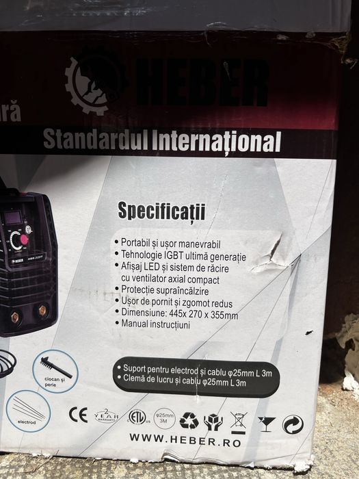 Aparat de sudura HEBER HBR-325T