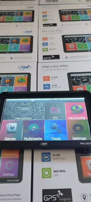 GPS L512 Pro-PNI-gata de drum cu harti, program, auto/camion