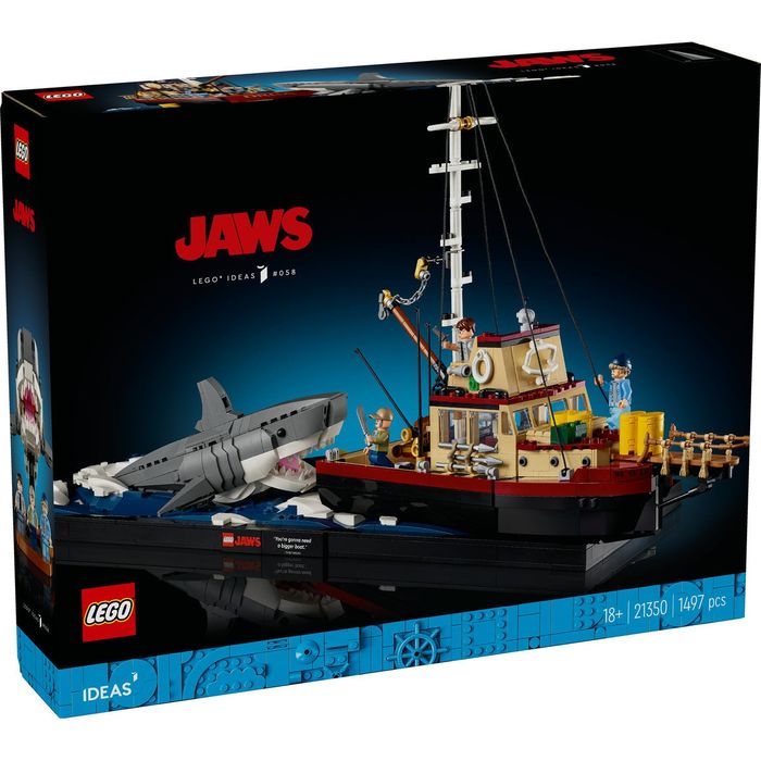 Lego 21350 Челюсти , Jaws 21350 LEGO Ideas