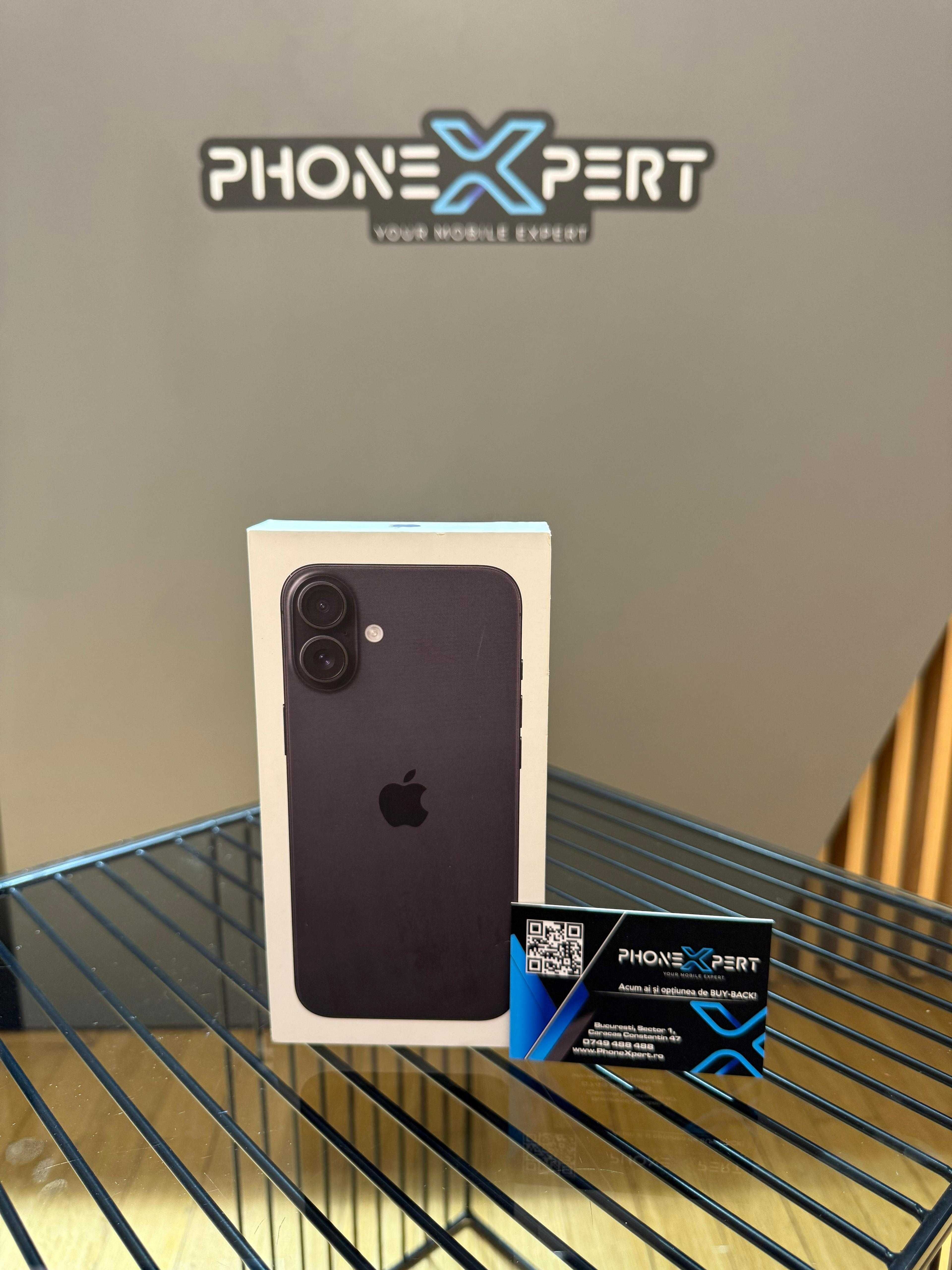 IPhone 16 Plus 128GB Memorie Culoare Black SIGILAT
