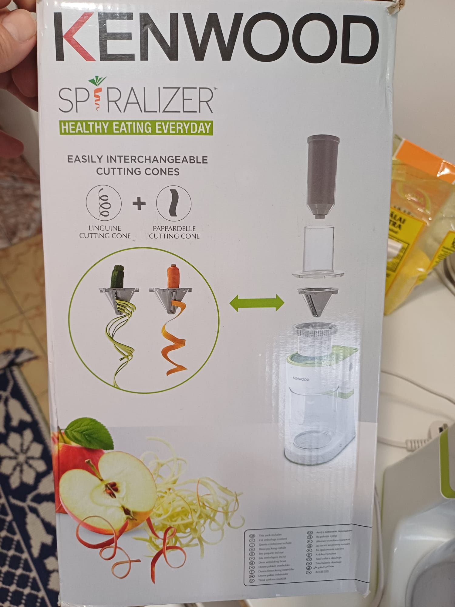 Spiralizator electric pentru legume/fructe - Kenwood