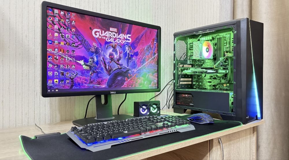 Игровой компьютер Core i5/16GB/SSD/HDD/GTX 1060 + 24 дюймовый монитор