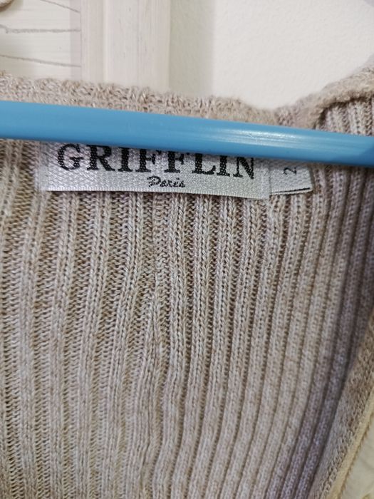 Pulover deosebit mâneci bufante Grifflin Paris mărimea S-M