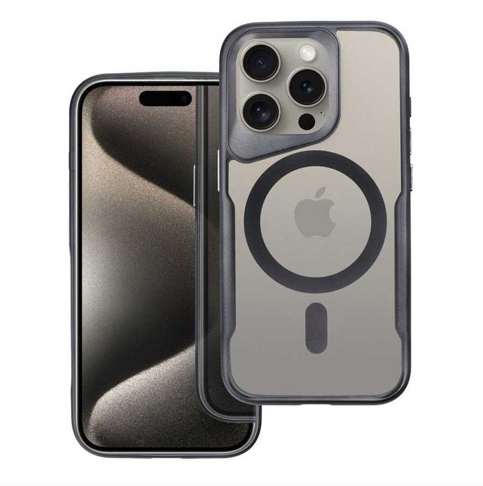 Husa MagSafe iPhone 16 / 16 Plus / 16 Pro - Black Ergofit -