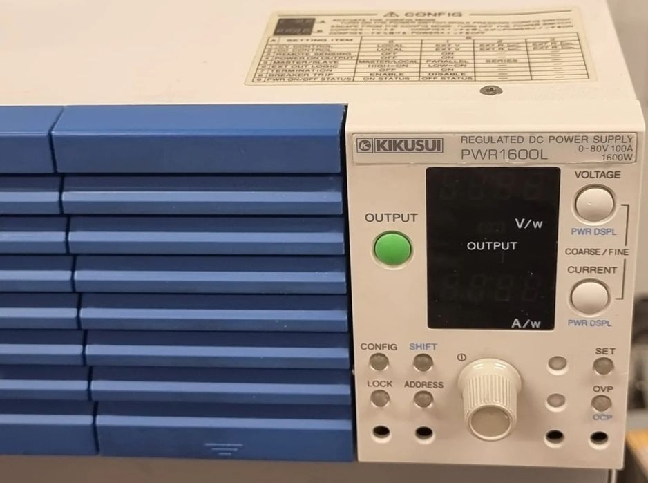 Sursa Kikusui 0-80VDC, 0-100ADC