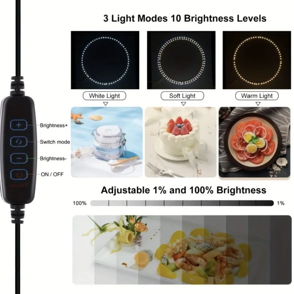 ТОП ПРОДУКТ! Голяма LED кутия за професионални снимки – 40x40x40 см