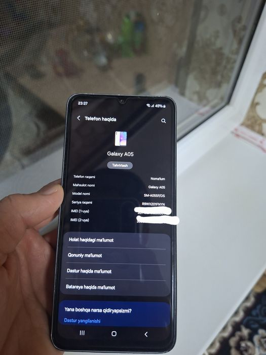Samsung Galaxy A05 4/128 GB sotiladi