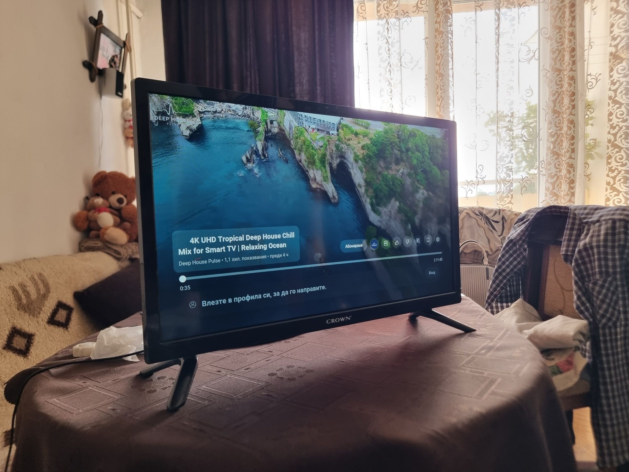 Smar tv Crown 24 inch