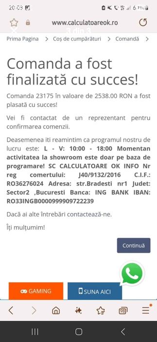 PC Gaming procesor I7