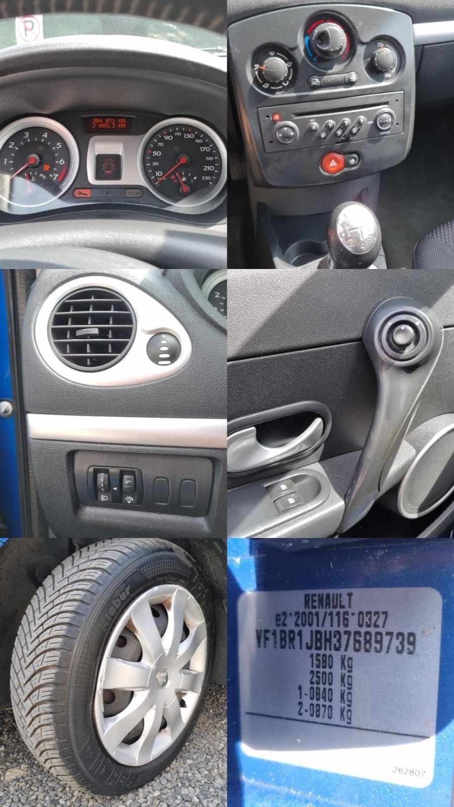 Vând Renault Clio III Motor 1.2 benzina an 2007