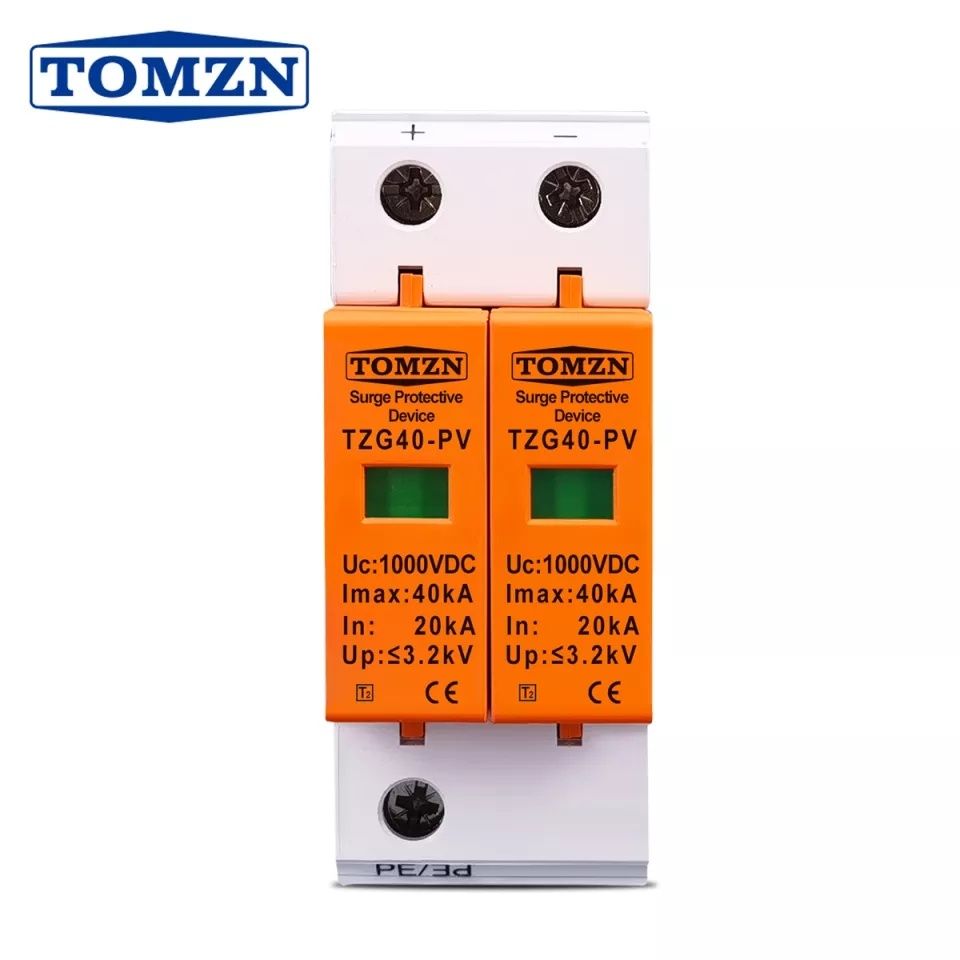 Катоден отводител 2P DC 1000V / 800V / 600V / 500V  20-40ka