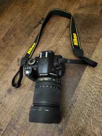 Nikon D3100+Obiectiv Nikon 18-105, Accu nou, ~5400 shouter counts