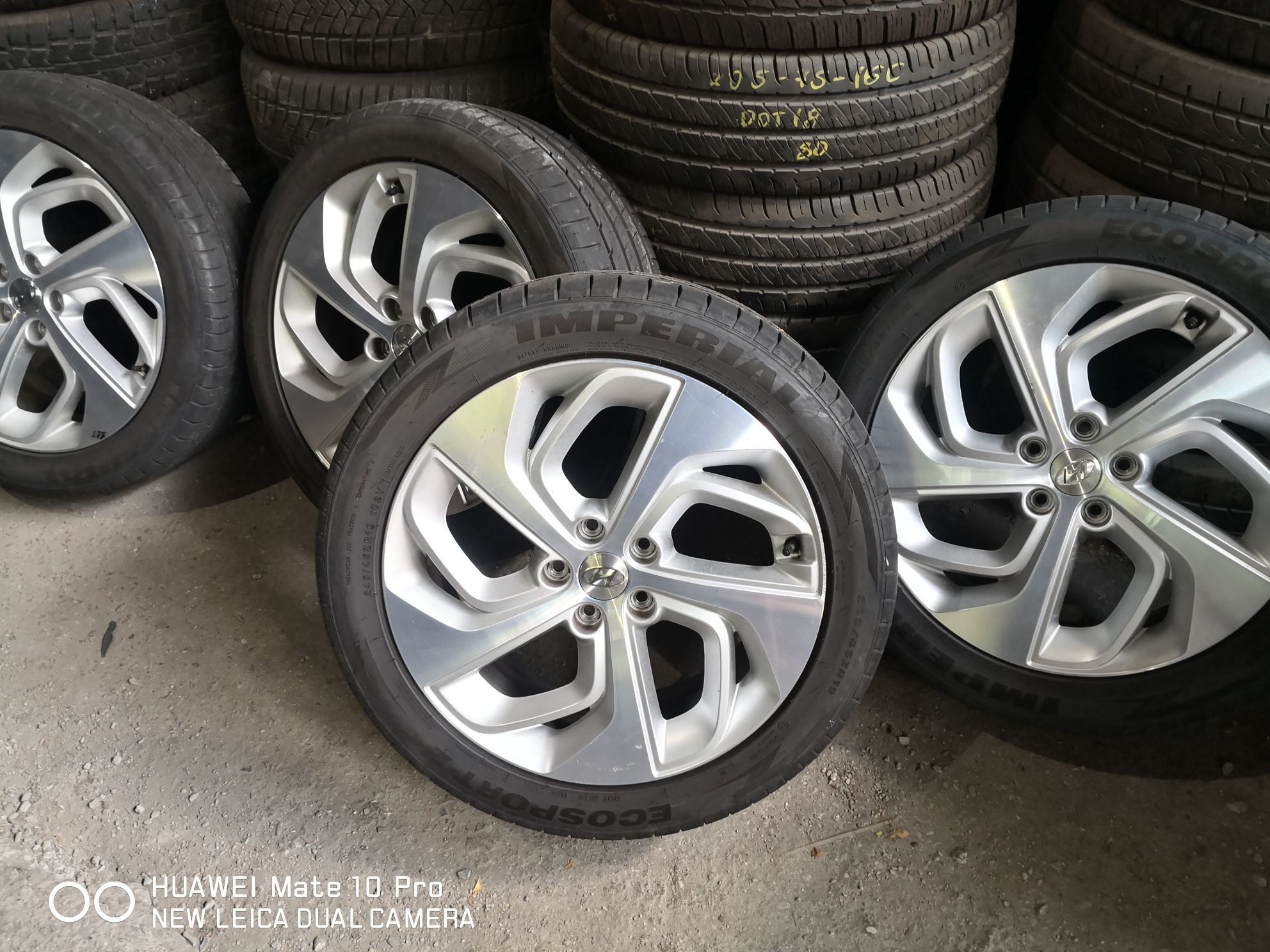 5х114.3 Хюндай hyundai 5x114.3 19 цола оригинални джанти с датчици