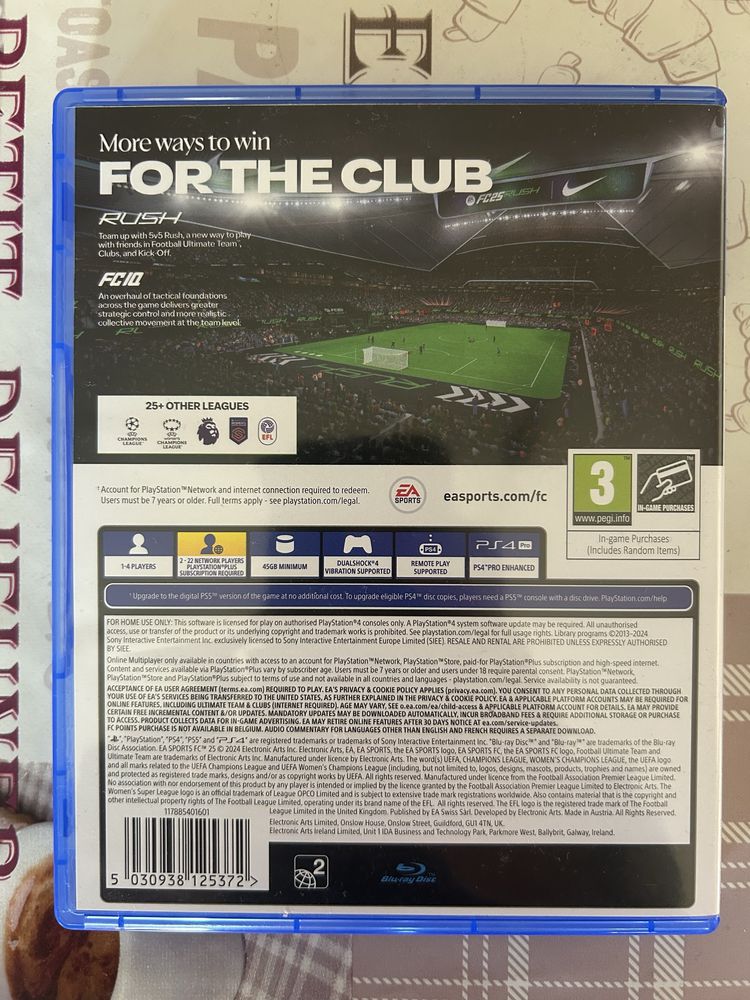 FC 25 PS4 без никакви забележки