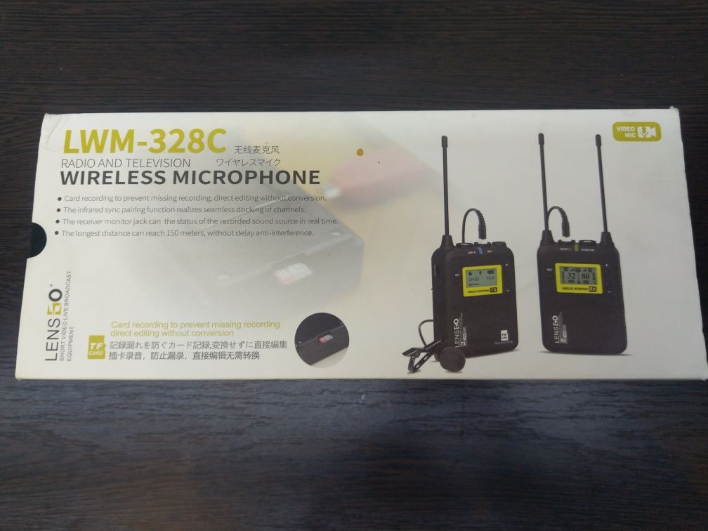 Беспроводной микрофон LENSGO LWM-328C