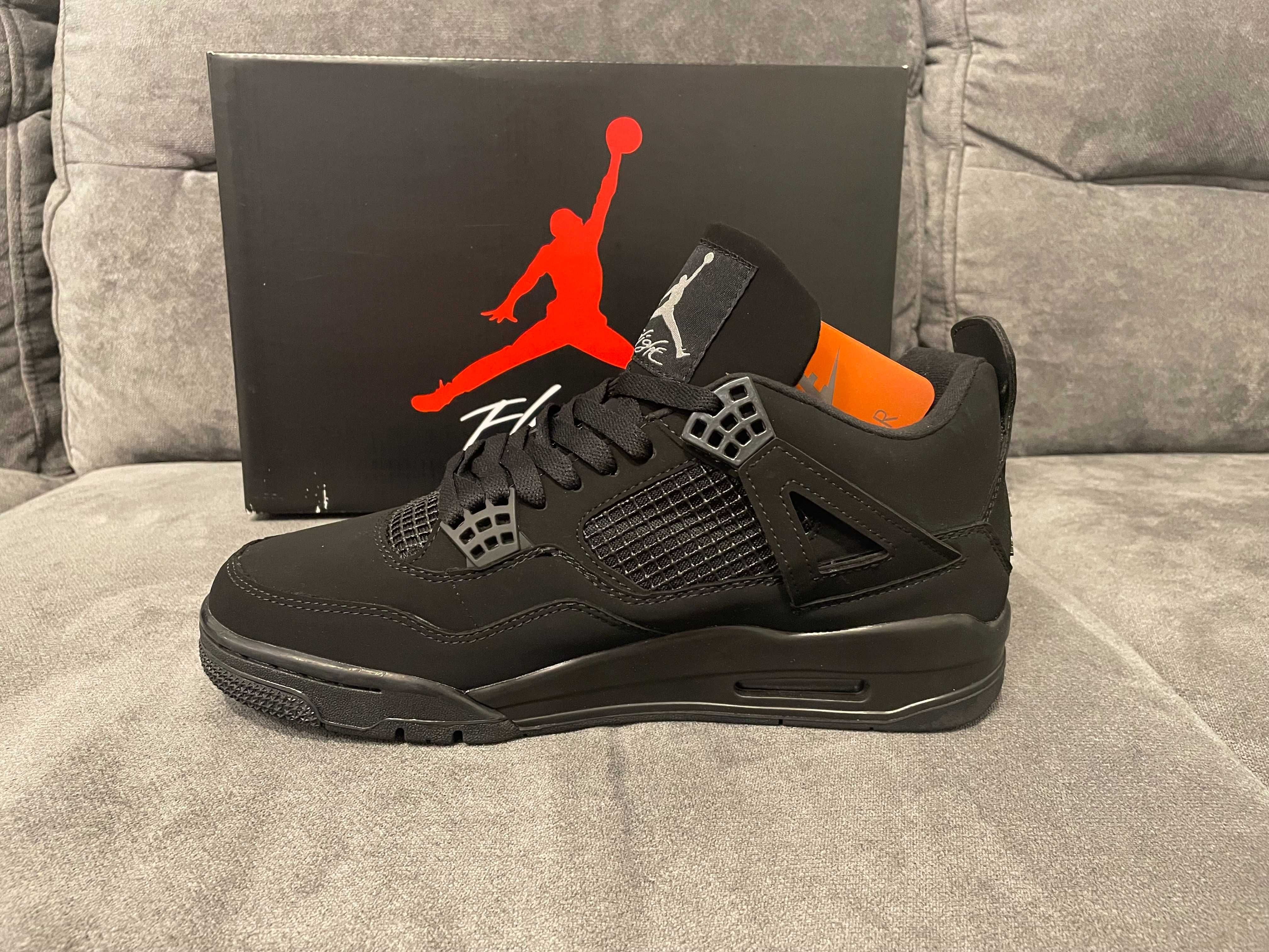 NIKE Air Jordan 4 Retro "Black Cat 2020" sneakers nr 37,5 si 39
