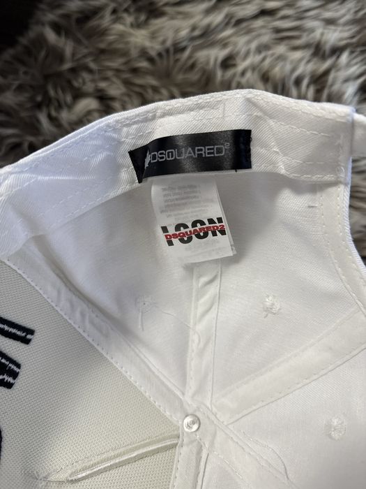 Sapca Dsquared2 Icon alba Premium