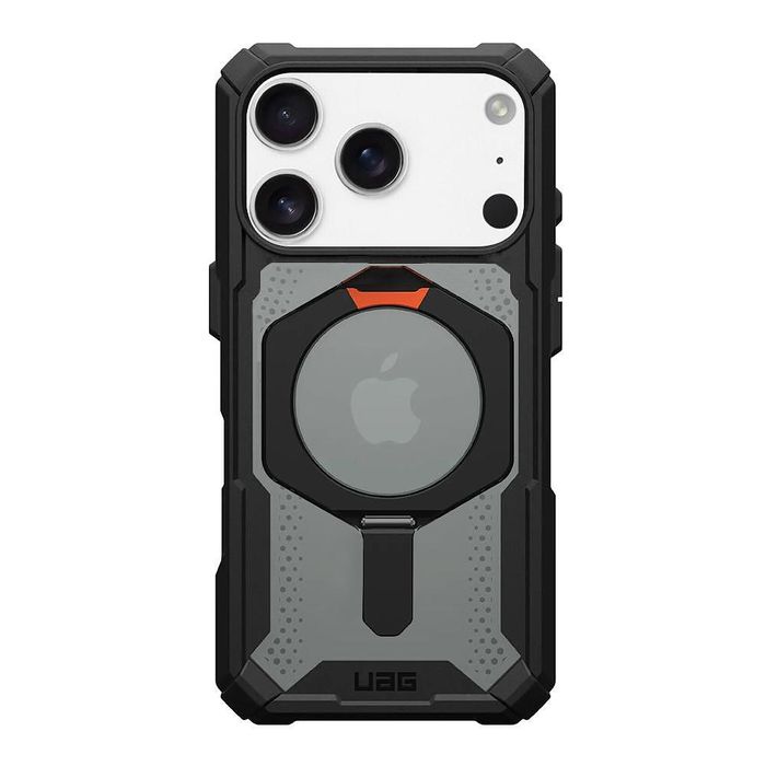 Калъф uag plasma xte magsafe за iphone 17 pro в черно и оранжево